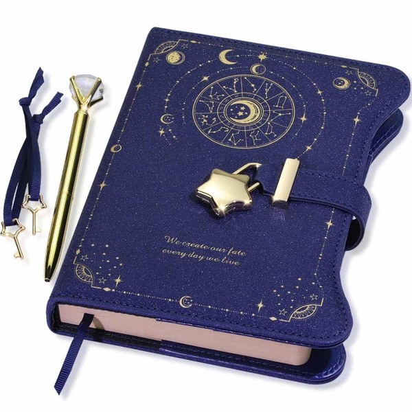 Hoci Poci Diary with Lock and Keys for Girls Gift