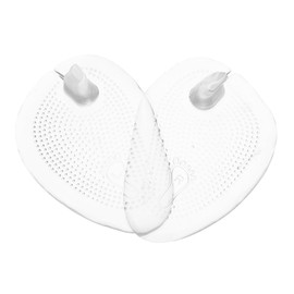 Healvian 1pair Forefoot Cushion Gel Pads for Women Anti- -flops Inserts Transparent and Flexible Design for Comfortable Walking Fits All