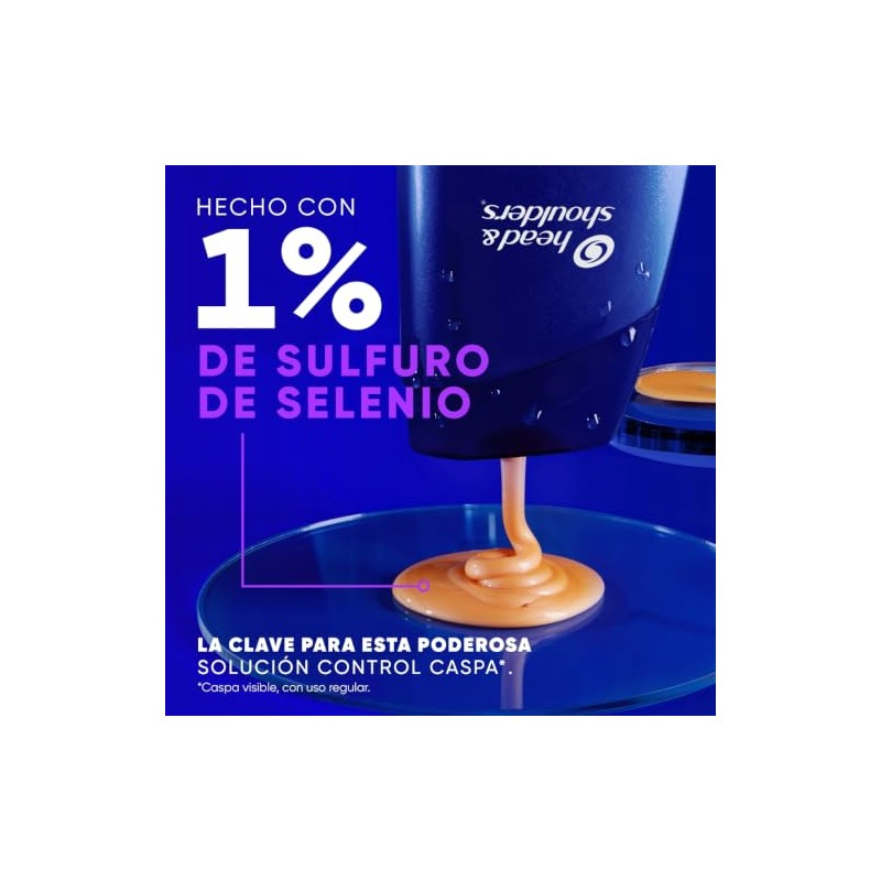 HEAD & SHOULDERS, Shampoo para Caspa, Clinical Strength Control Oleosidad