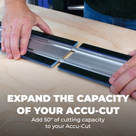 Kreg KMA2750 Accu-Cut Expansion Pack - For Circular Saw Track - Compatible with Accu-Cut (KMA2700) - Track Guide Rail - Woodworking Tools