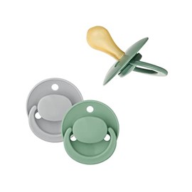 Baby Nova Latex Beruhigungssauger Runde Kirschform Schnuller 2er Pack