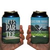Custom Bachelor Party Can Cooler- Lets Par Tee - Golfing