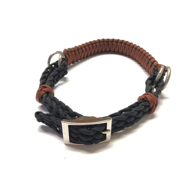 brown and black side pull hackamore attachment bitless bridle, horse