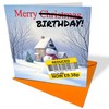 Funny Birthday Card - Reduced Christmas Card Merry Birthday - Funny Novelty Birthday Card - Ideal for 18th 21st 25th 30th 40th 50th 60th