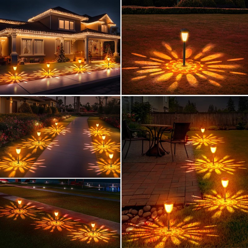 FIFlying Solar Garden Lights - Pack of 6