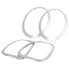 Unbranded 4pcs Chrome Headlight+Tail Light Trim Ring Bezel Cover For