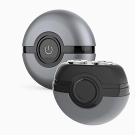 PHOCAR Afeitadora Eléctrica para Hombre, Mini Rasuradora Portátil de Bolsillo, Motor de Levitación Magnética, Cabezal Doble Lavable, Carga Rápida USB-C, Cortadora de Barba para Viajes