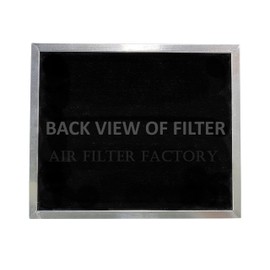 Air Filter Factory Replacement For 41F, 97007696, 97005687 Broan Nutone Range Hood Grease Mesh Charcoal Carbon Combo - Filter Size 8.75 x 10.5 x .44 Inches