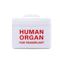 Vintage and Funny Human Organ Lunch Box,the Safest Box for Human Organ Transplantation, Waterproof Lining,Transport Meals, Snacks & More,Emt Gifts