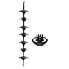 2Stoned Cap-Rack Basic+ Cap Holder in Black with 6 Clips