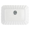 la Porcellana "Ducale Rectangular Pastry Tray Gift Box, White, 20
