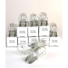 Set of 8 T20 W21/5W Daytime Running Lights Parking Lights 12V 21W/5W Colour Clear/Warm White