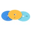 3Pcs Diamond Polishing Pad 4in Grinding Tool Set Kit for