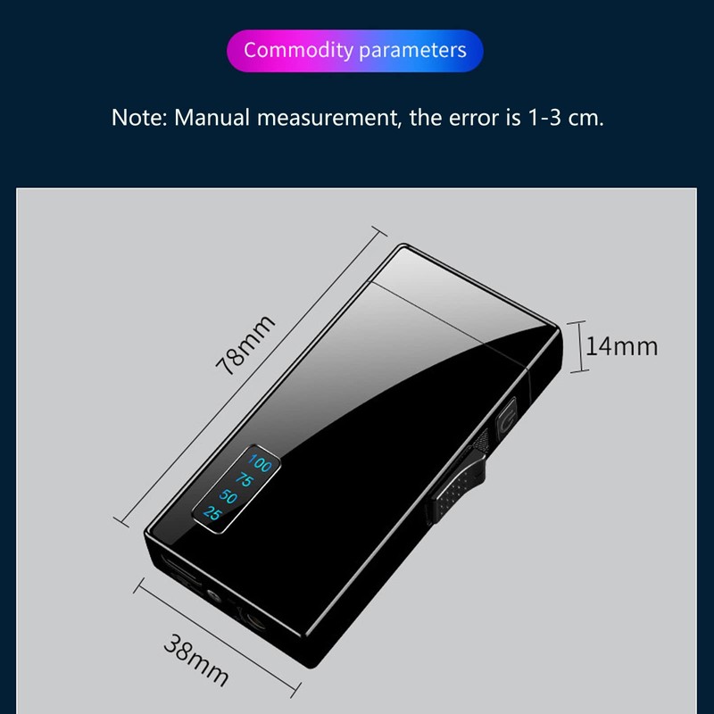 Arc Lighter and Butane Torch - 2 in 1 Refillable