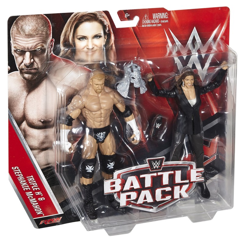 WWE Triple H and Stephanie Mcmahon Figure, 2-Pack