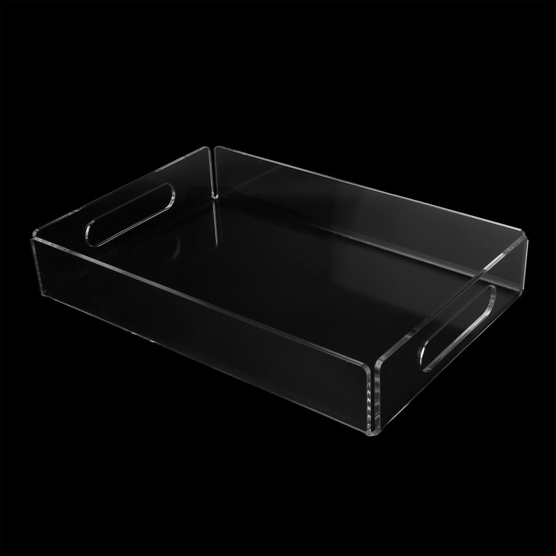 Acrylic Fruit Towel Tray Lightweight Breakfast Cheese Serving Tray with
