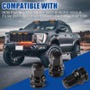 JiiinMiiin M14x1.5 32Pcs Black ONE-Piece Design OEM Lug Nuts Replace