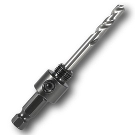 Hole Saw Arbor for 14mm-30mm Hole Saws, Compatible with Starrett, Drill Bit & Saw Hole Drill Bit, Ideal for 20mm 25mm 30mm Sets, with Extension Bar