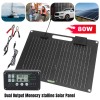 KEPEAK 80W Mono Solar Panel Trickle Battery Charger Kit Maintainer