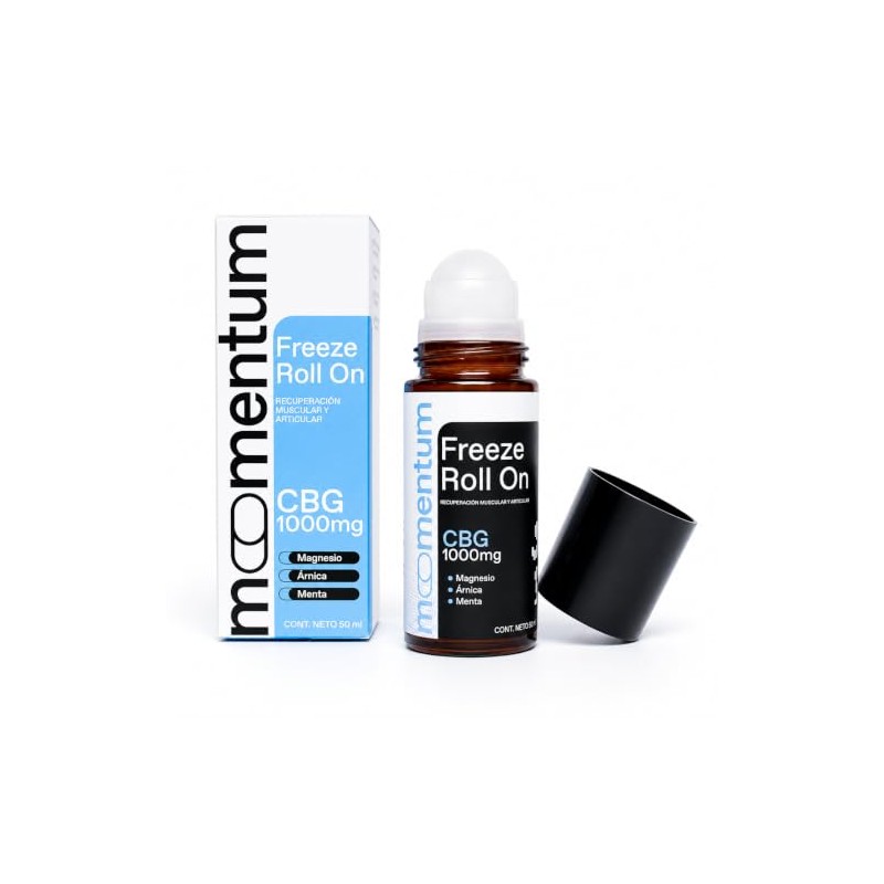 Momentum Freeze Roll on con 100Mg Magnesio, Arnica y Menta,