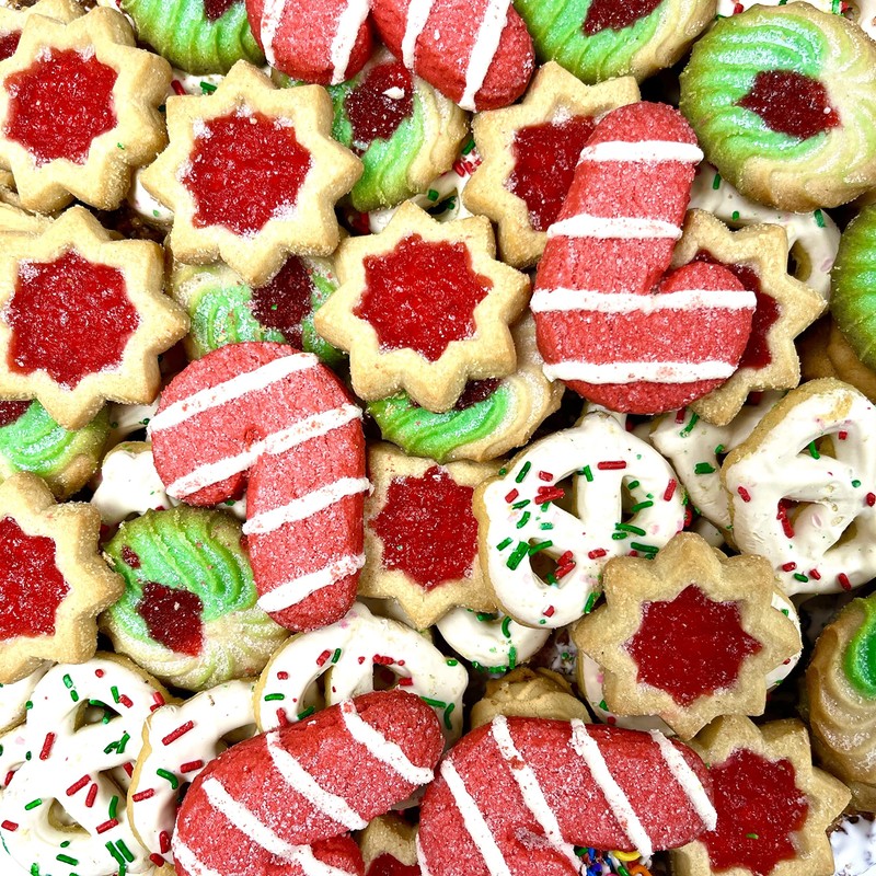 Best Cookies - 3 lb. Gourmet Christmas Cookies Platter with