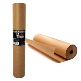 Natural Butcher Kraft Paper Roll (18 Inch by 175 Feet) – Leakproof Food Grade Meat Packing and Wrapping Paper, Unbleached and Uncoated