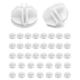 QWORK® 40Pcs wire storage connectors C&C Grid Connectors Clips Modular Storage Cubes Interlocking Buckle White