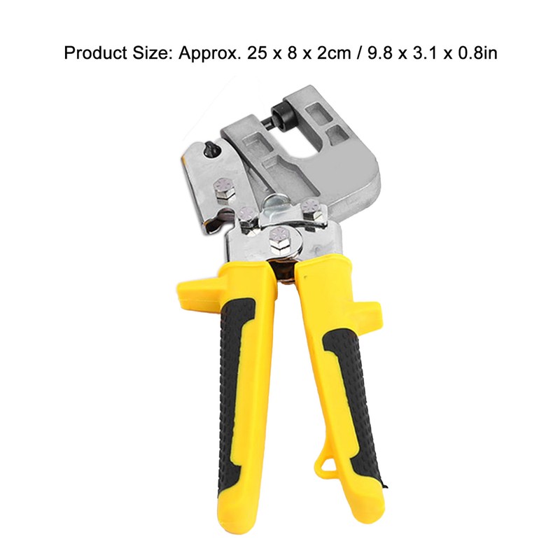 Keel Pliers Forceps Steel Ceiling Riveting Clamp Stud Crimper Woodworking