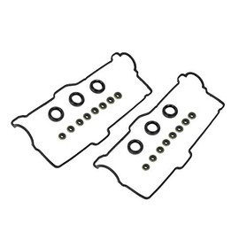 X AUTOHAUX Valve Cover Gasket Set 11213-62020 for Toyota 4Runner 1996-2000 3.4L for Camry 1992-1993 3.0L for T100 1994-1999 3.4L V6