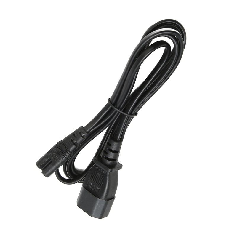 IEC320 C14 to C7 Cord Male to Female Power Adapter