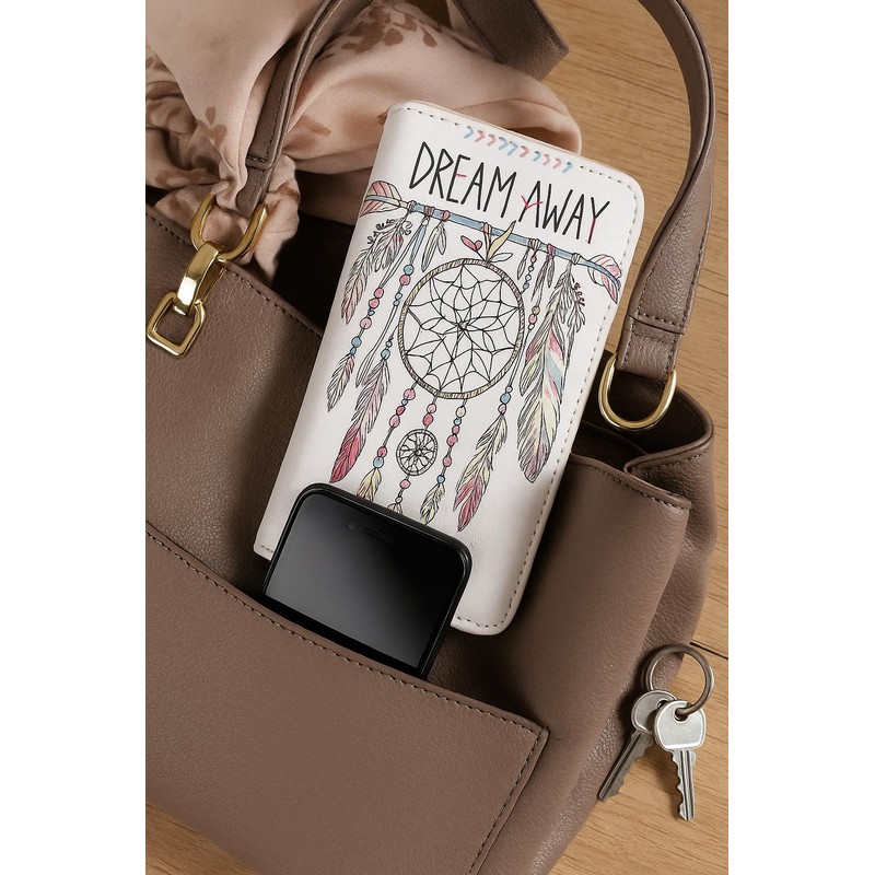 Dream Away Women's Zip Around Wallet Purse – Boho Dreamcatcher