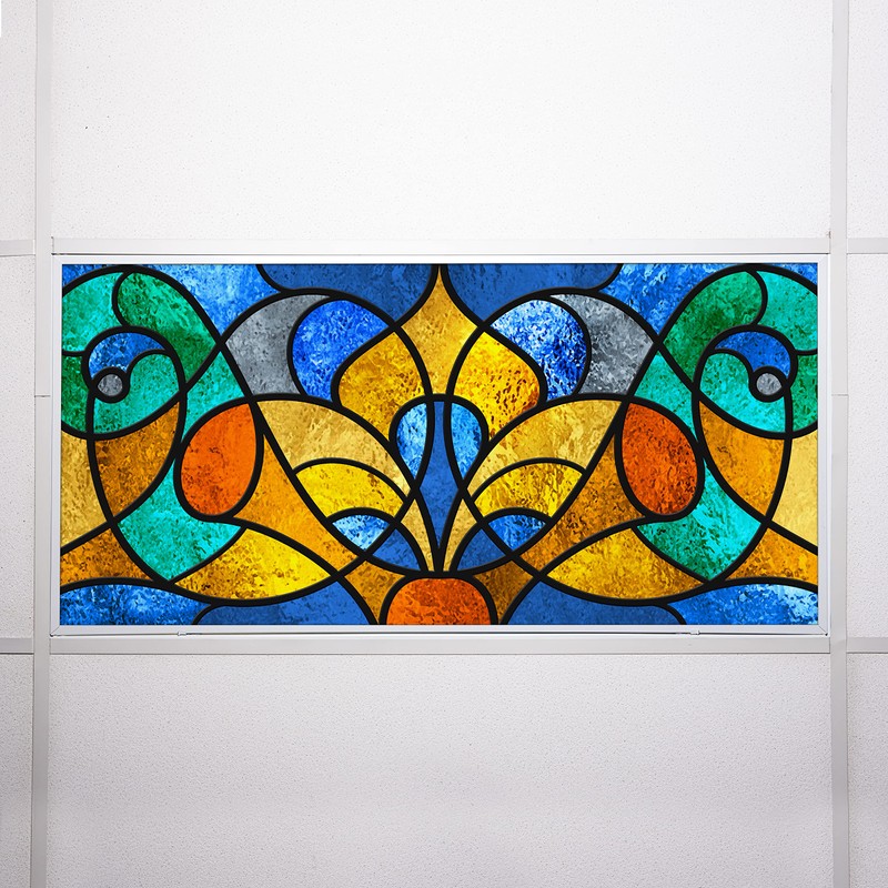Fluorescent Light Cover for Classroom Ceiling Lights - Premium Backlit