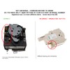 GSPUSA TMD1CM33 CKDD1CM33X compatible with Hotpoint Dryer Timer fits old,