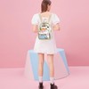 Clear Mini Backpack Lightweight See Through Bookbag Small Transparent Bag
