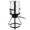 Outdoor Cookware Aluminum Fryer 13x32in Gas Stove Rack Tripod Stand