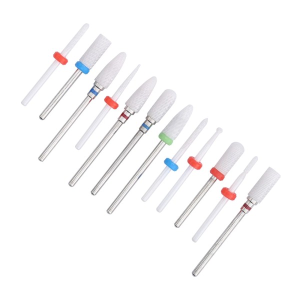 Unbranded 12pcs Ceramic Milling Cutter Drill Bit Efficient Heat Resistant