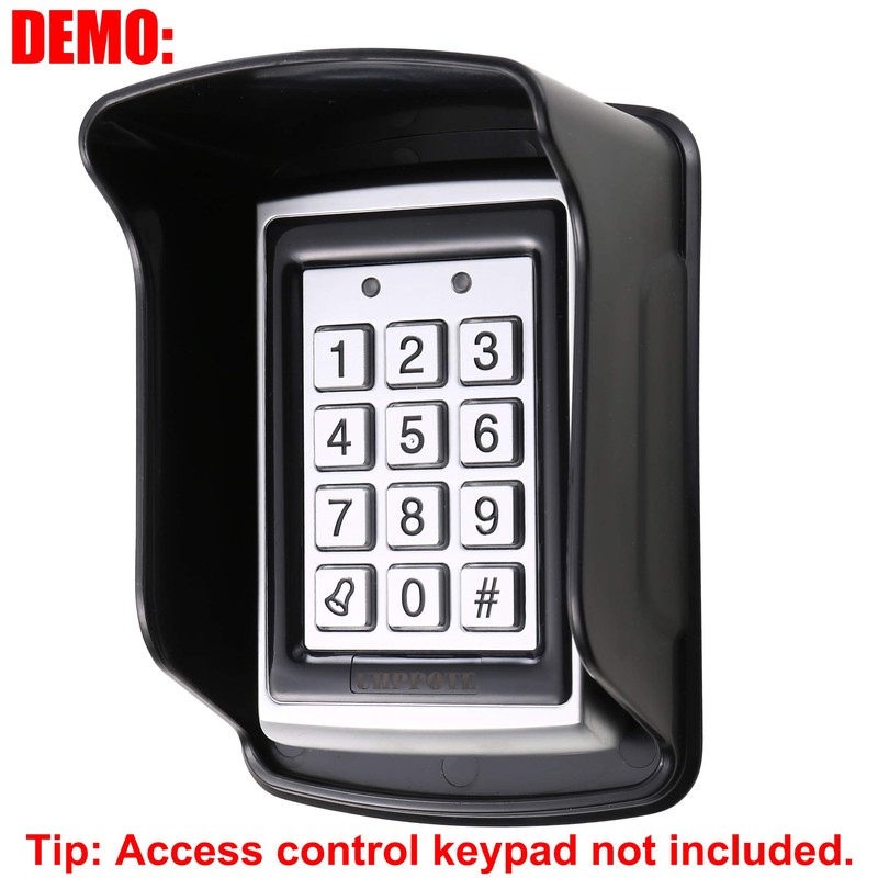 UHPPOTE Waterproof Plastic Rain Cover for Access Control Keypad Controller