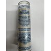 Health (Salud) Unscented White Pillar Candle in Glass