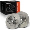 A-Premium 12.99 in (329.9 mm) Front Vented Disc Brake Rotors
