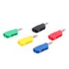 10PCS 4mm Banana Plugs Brass Nickel Plated Connectors Speaker Cable