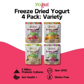YoGut Freeze Dried Yogurt 6 Pack - Variety - Variants: YoGut Freeze Dried Yogurt 4 Pack - Variety
