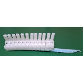 Levolor Qty of 12 Levolor Vertical Blind CARRIERS Linked with Blue Straps