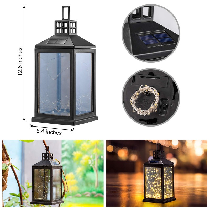 Solar Lantern Lights Outdoor SUNWIND Waterproof Solar Table Lamp Hanging