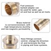 A ABSOPRO Hose Nozzle Brass Hose Connector 1/2 Inch Male