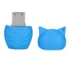 Cartoon U Disk Blue Owl Appearance High Speed Bulk Storage