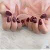 Next day delivery⭐Burgundy point nail⭐ / 다음날 발송⭐버건디 포인트네일⭐