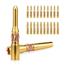 JRready JRSSW-CP20 Serie IP68 Waterproof Crimping Circular Connector Pins and Sockets Contacts 14-18 AWG Gold Plating Voltage 300V Male JRSSW-CP20-MP03-S0041 Female JRSSW-CP20-FM04-S0011