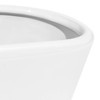 Polnix Keramik Blumentopf Piano Weiss Pflanzkasten Blumenschale Schale oval Länge