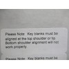 Neuter Bow Do Not Duplicate KW1 5 pin Key Blanks
