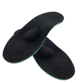 Green Feet Orthopädische Einlegesohle für Knick-Plattfuß I 37-38 Schuheinlage bei Senkfuß, Spreizfuß und Fersensporn I Low Arch Gewölbe